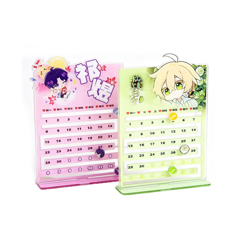 Custom Anime Desk Calendar
