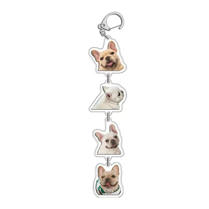 Custom Series Connection Clear Acrylic Charms