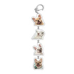 Custom Series Connection Clear Acrylic Charms