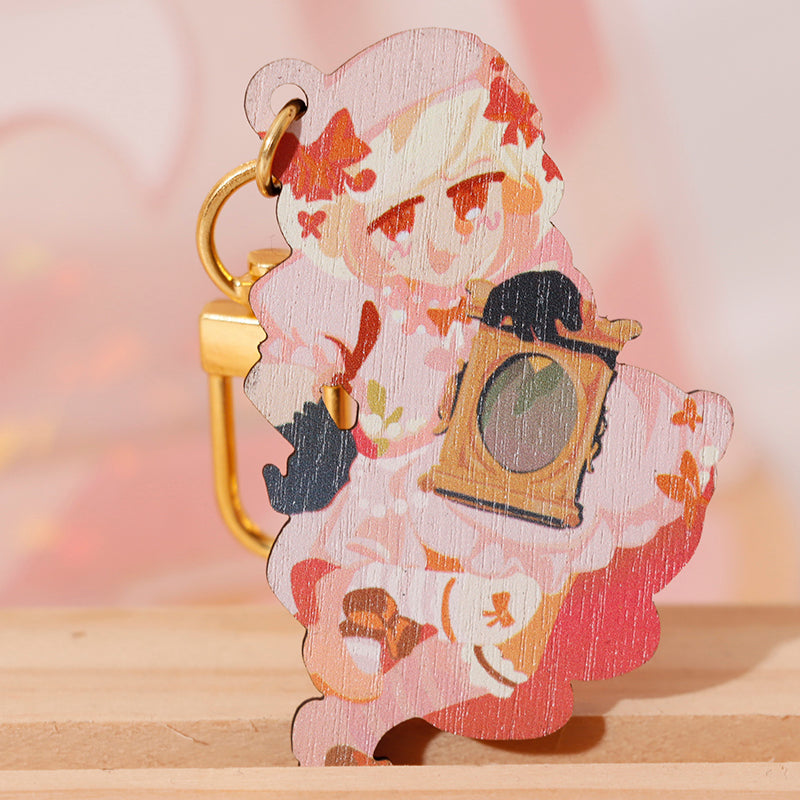 Custom Synthetic Wooden Keychains