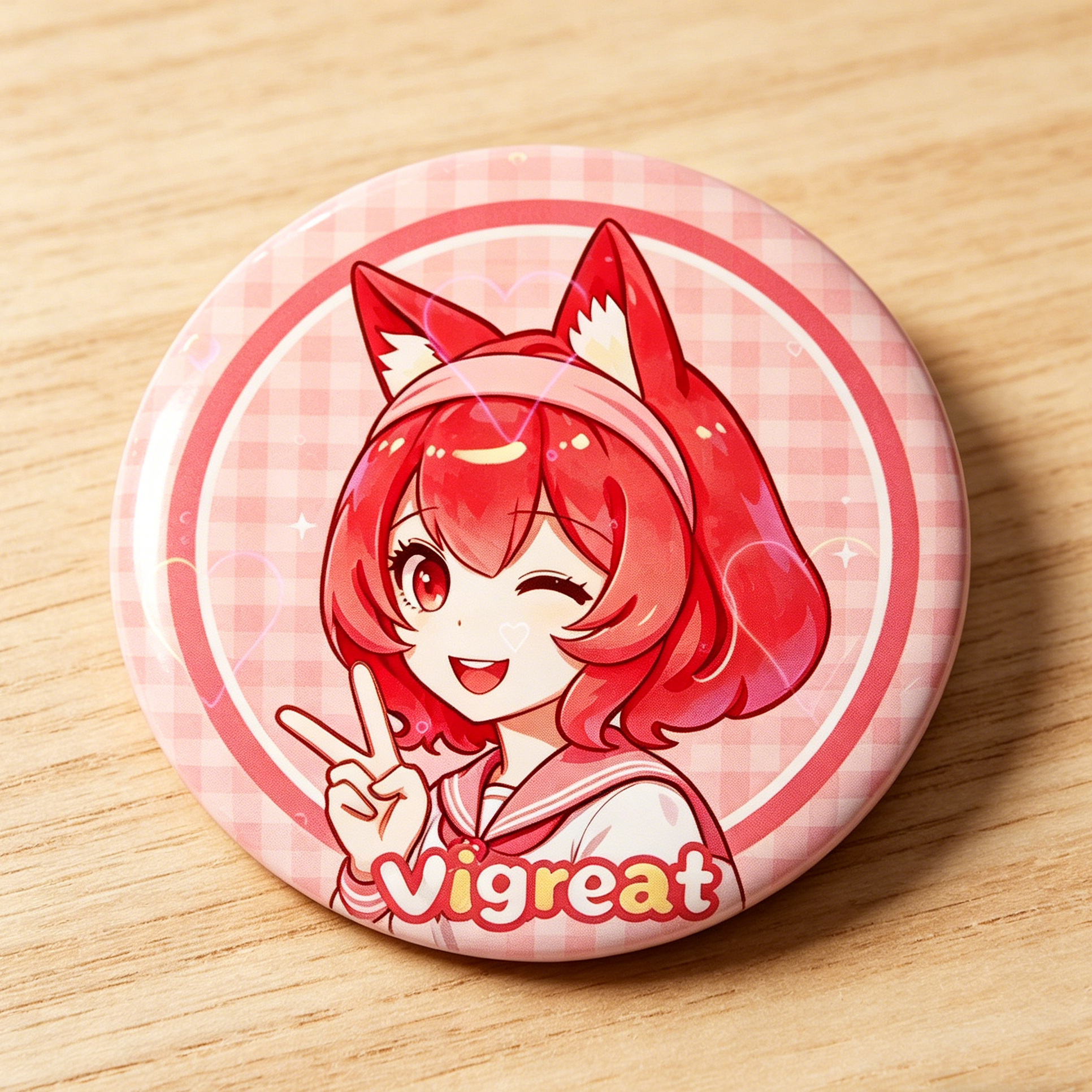 Custom Round Button Pins