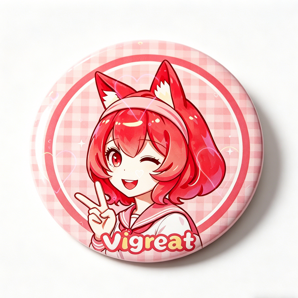 Custom Round Button Pins