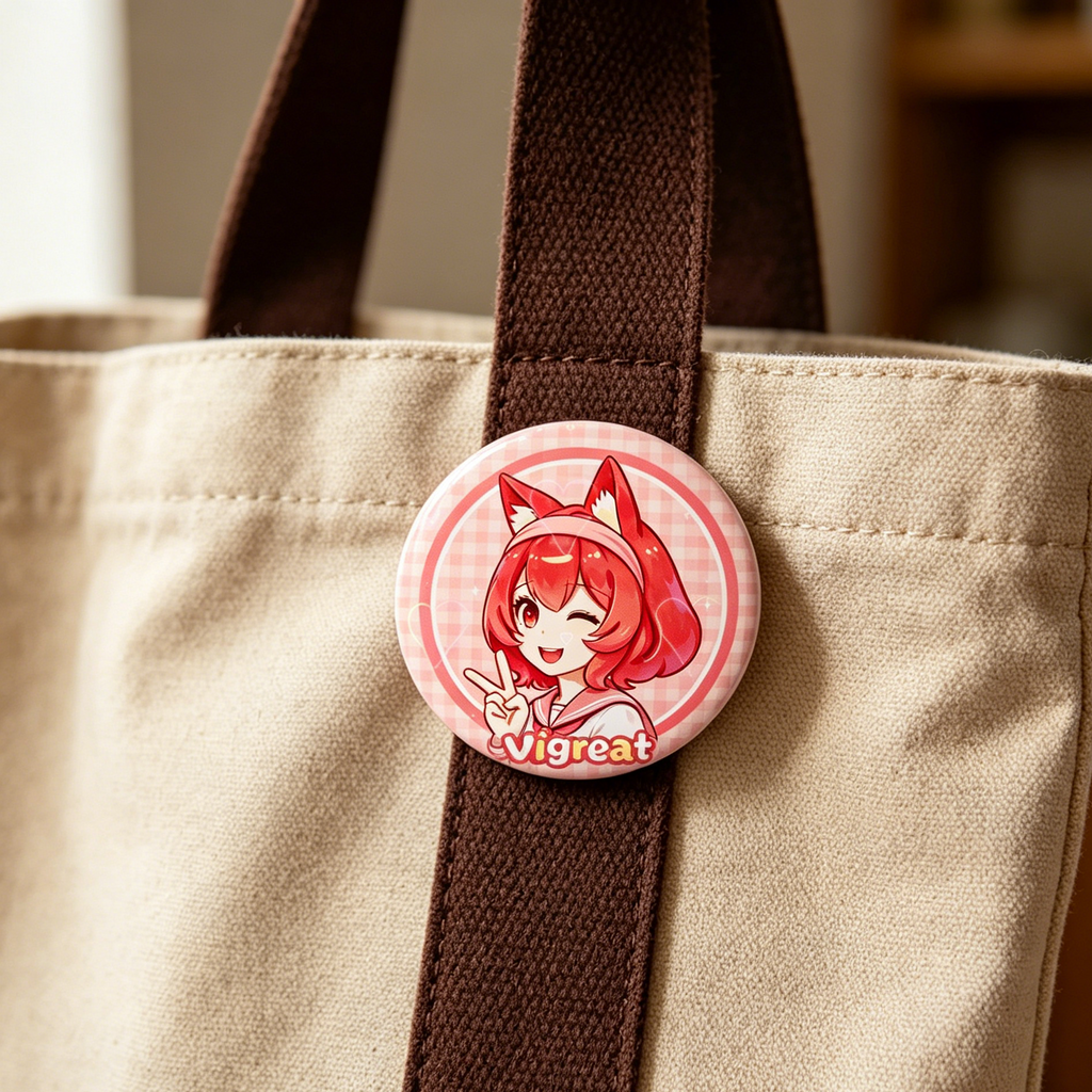Custom Round Button Pins