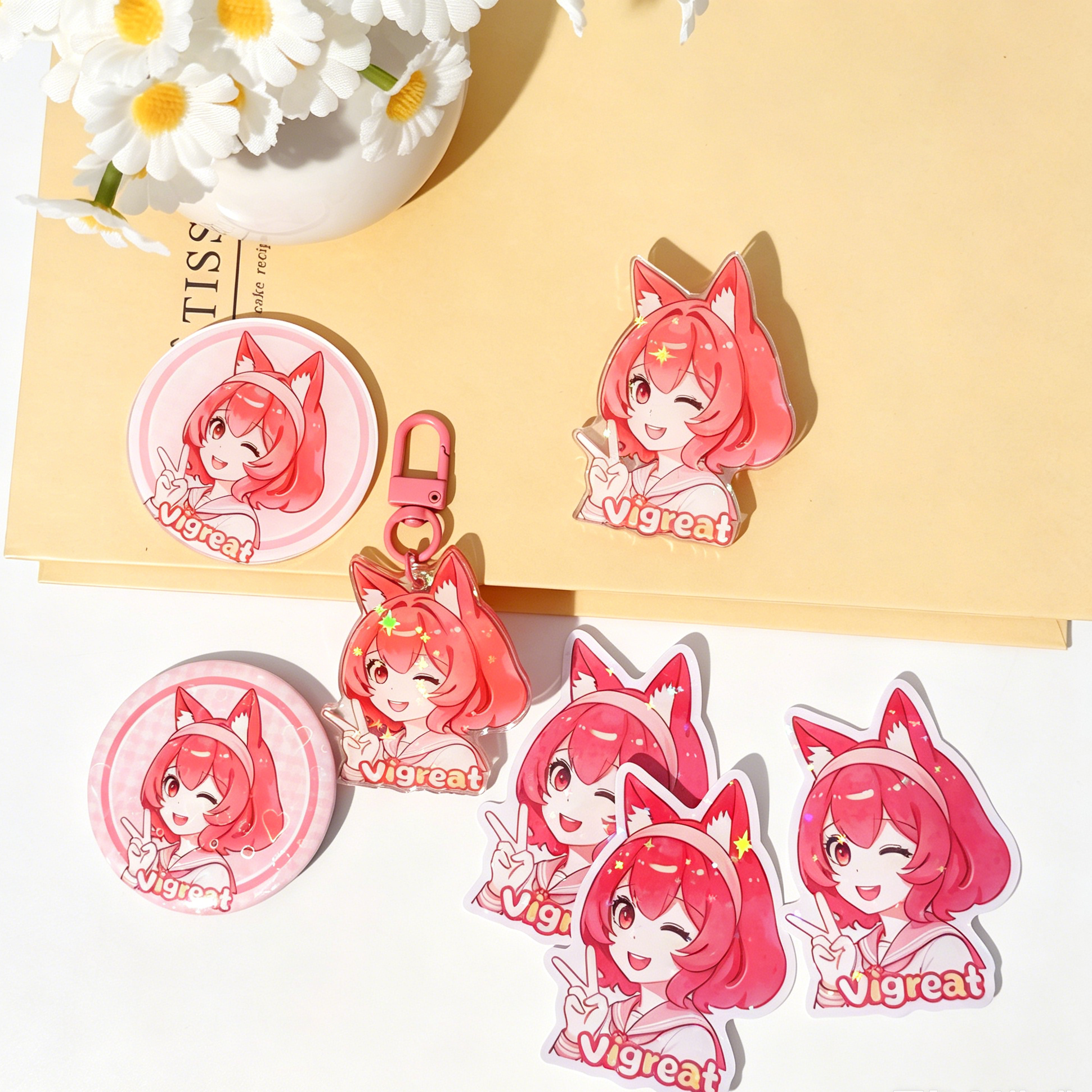Custom Clear Acrylic Keychains