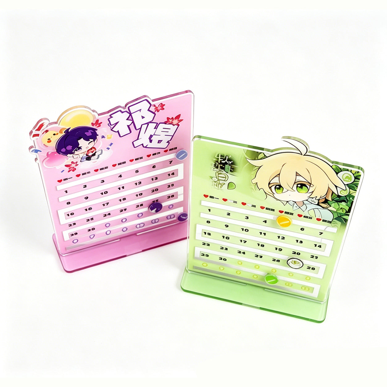 Custom Anime Desk Calendar