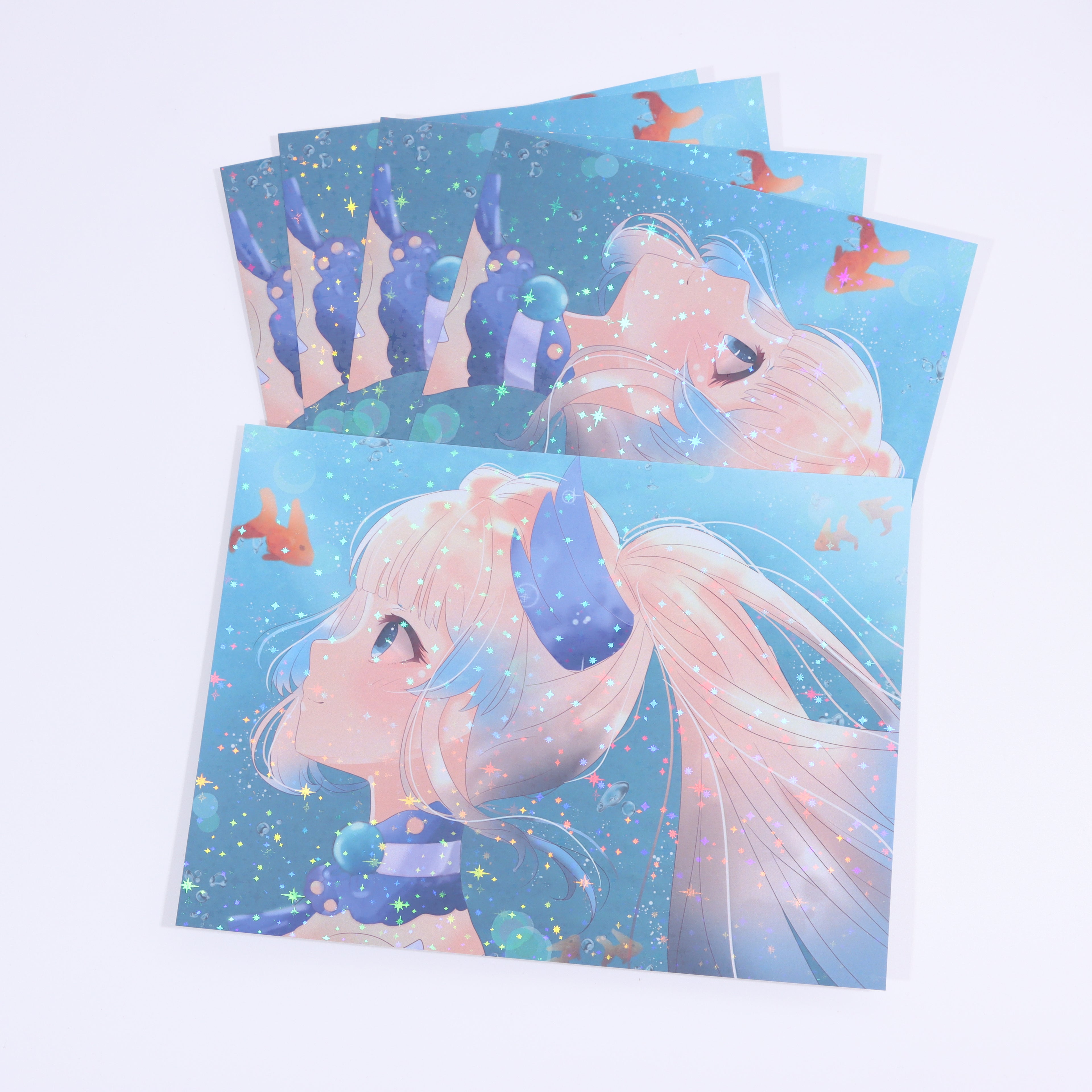 Custom Clear Holographic Stickers