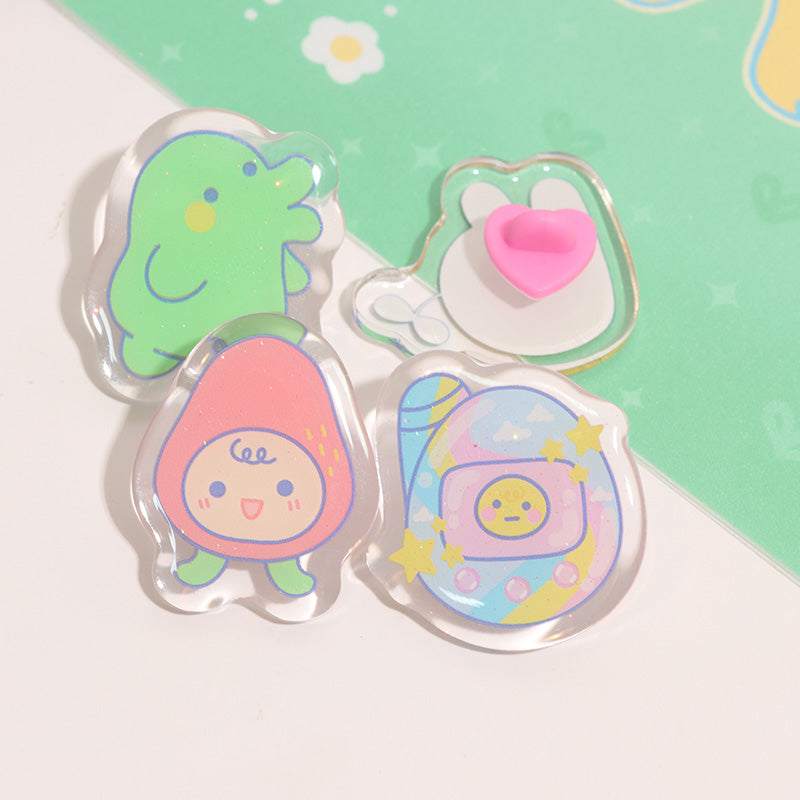 Custom Clear Acrylic Pins